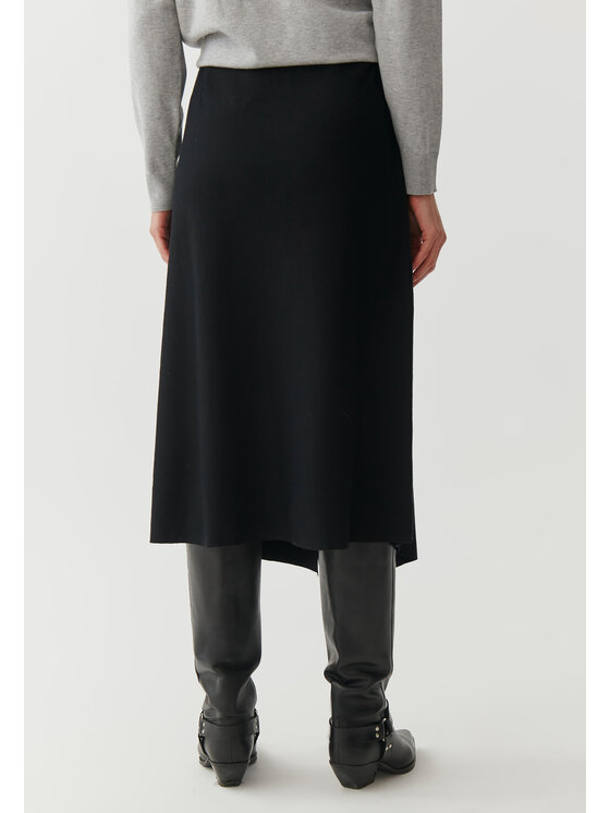 TATUUM TATUUM Spódnica midi WALIA Czarny A-Line Fit