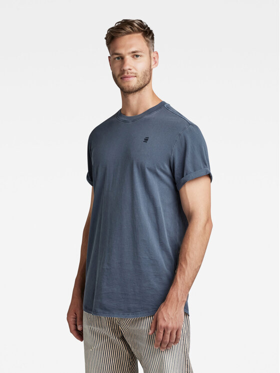 G-Star Raw G-Star Raw T-Shirt D16396-2653-D418 Niebieski Regular Fit