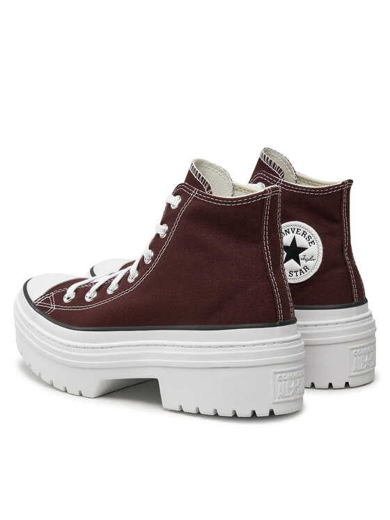 Converse Converse Trampki Chuck Taylor All Star Lugged Heel Platform A09401C Bordowy