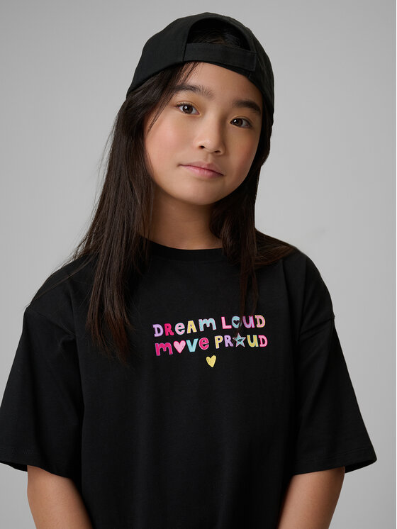 4F 4F T-Shirt ESSENTIAL 3 Czarny Loose Fit