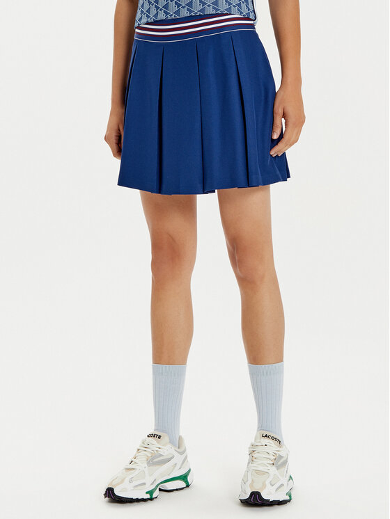 Lacoste Gonna da tennis JF0990 Blu Regular Fit, taglia : 34