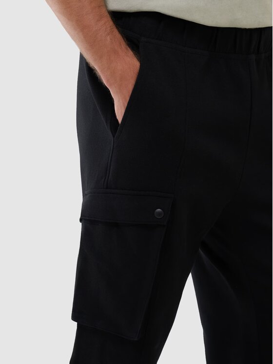 4F 4F Pantaloni di tessuto 4FWSS25TTROM0990-20S Nero Regular Fit