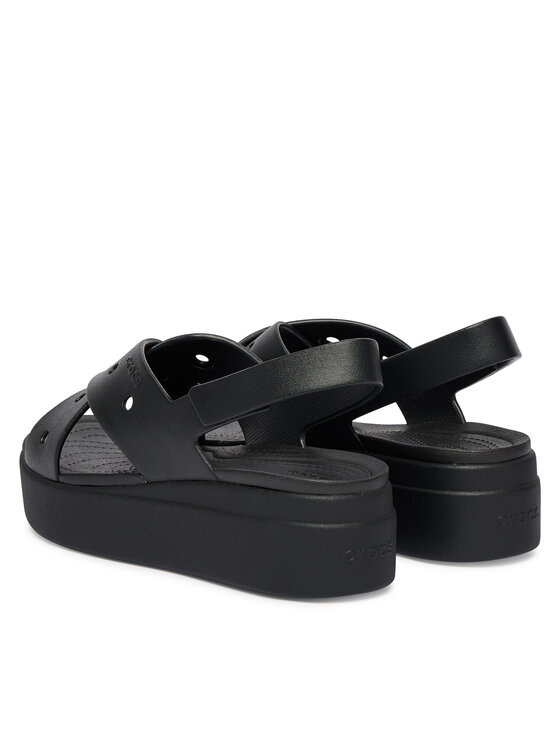 Crocs Crocs Босоніжки Brooklyn 4U Cross Strap Sandal 212254 Чорний