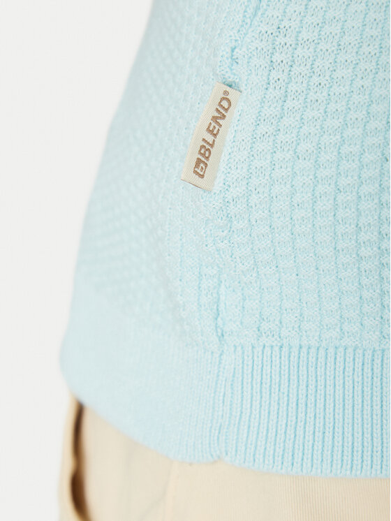 Blend Blend Polo 20718361 Turchese Regular Fit