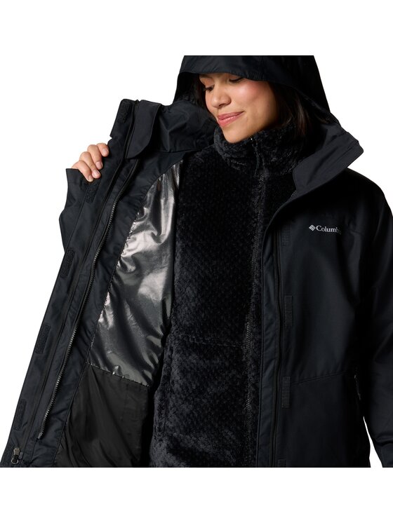 Columbia Columbia Kurtka zimowa 208782 Czarny Regular Fit