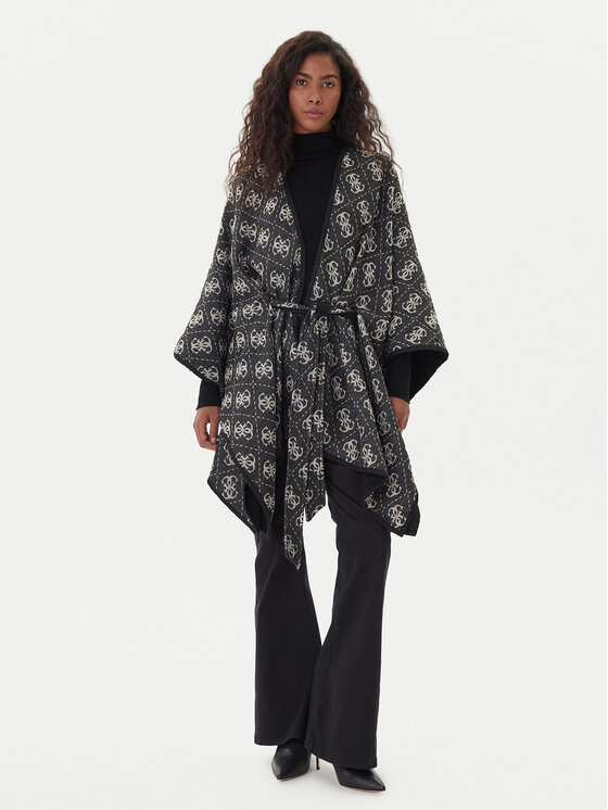 Guess Guess Pončo AW5422 POL03 Črna Relaxed Fit