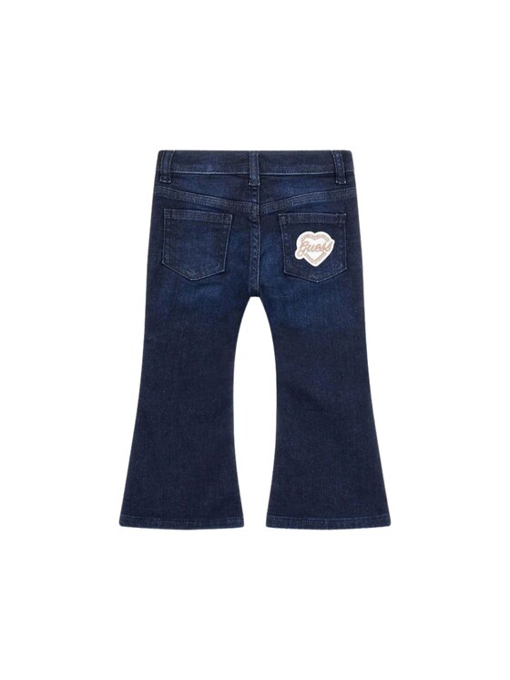 Guess Guess Jeansy Jeans a zampa bambina Niebieski Regular Fit