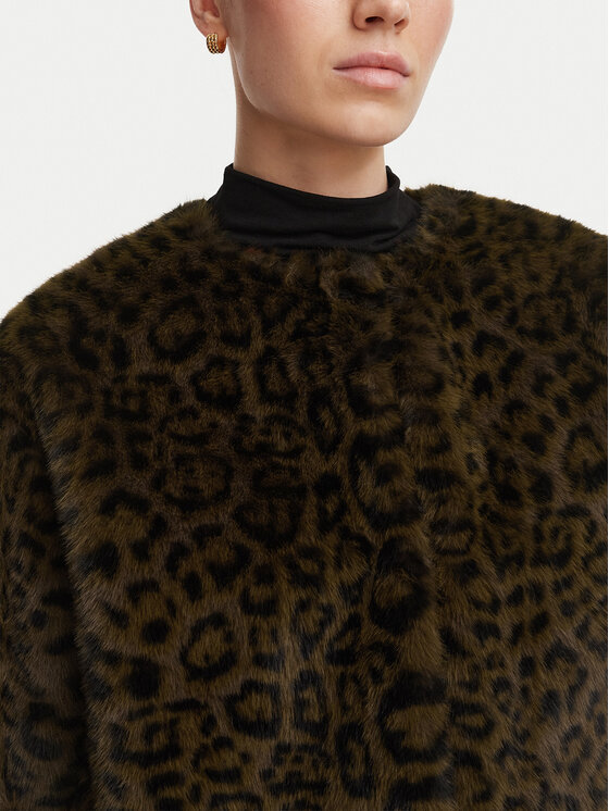 Marella Marella Futro Macro 2623456044 Brązowy Regular Fit