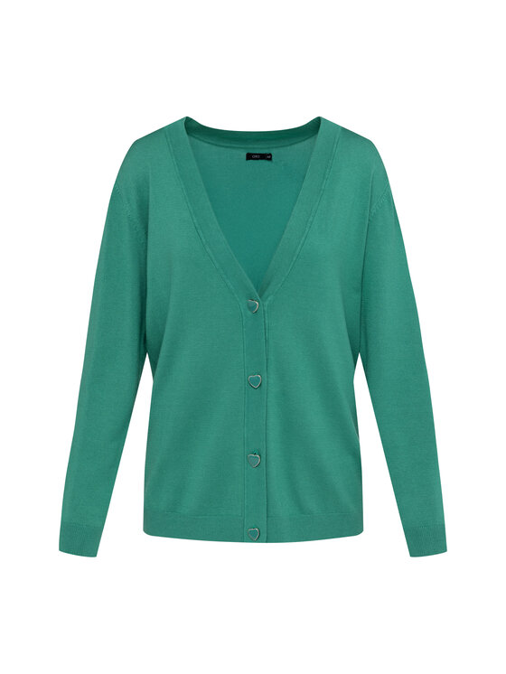 QUIOSQUE QUIOSQUE Svetr 6VF004 Zelená Regular Fit