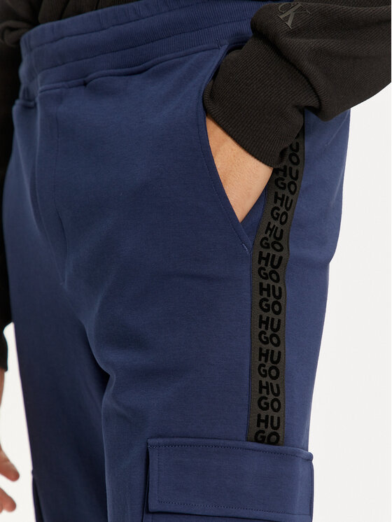 HUGO Hugo Sportinės kelnės Disland 50521407 Tamsiai mėlyna Regular Fit