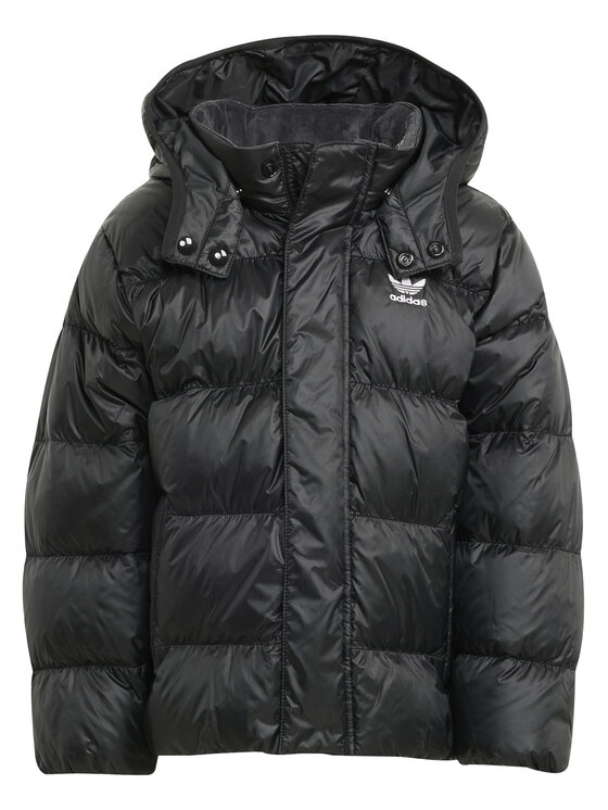 adidas adidas Vatovaná bunda JX0550 Černá Loose Fit