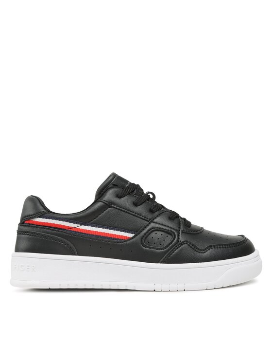 Sneakers Tommy Hilfiger Stripes Low Cut Lace-Up Sneaker T3X9-32848-1355 S Black 999