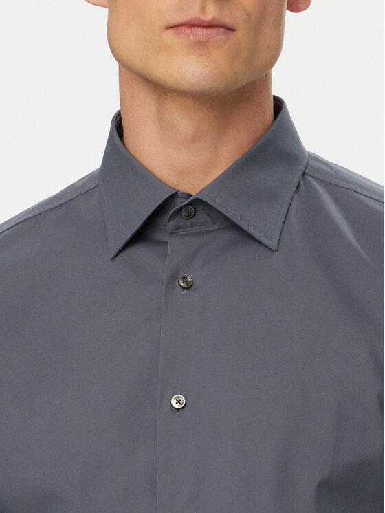 BOSS BOSS Marškiniai H-Hank-Kent-C1-214 50469345 Mėlyna Slim Fit