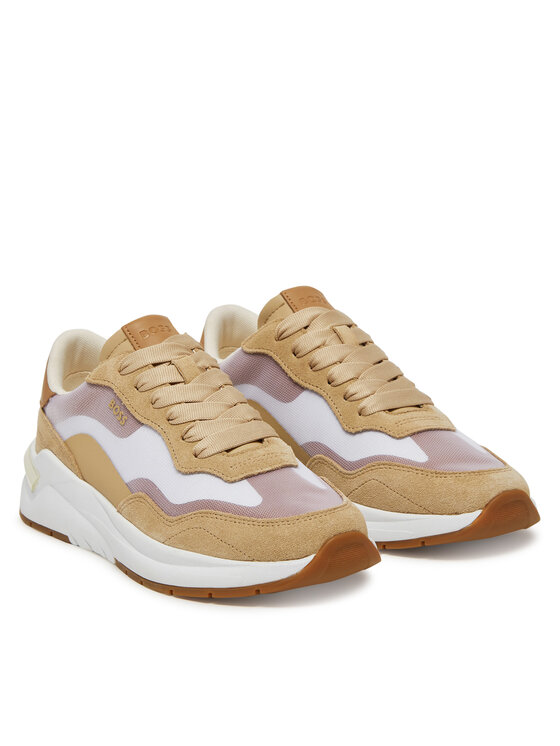 BOSS BOSS Sneakersy Skylar Runn 50541617 Beżowy
