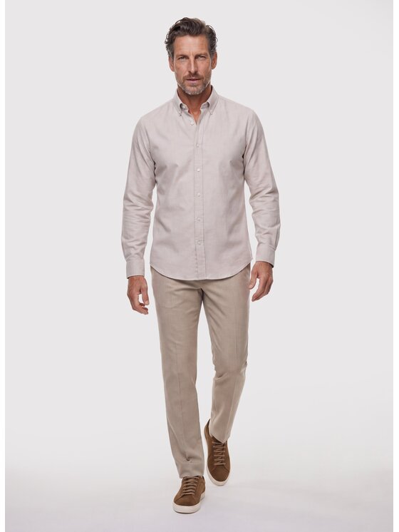Pako Lorente Pako Lorente Koszula P26WN-1X-029 Beżowy Slim Fit
