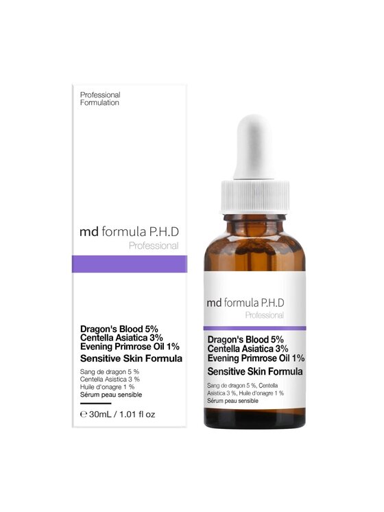 MD Formula MD Formula Skóra wrażliwa - Krew smoka 5%, Centella Asiatica 3%, Olej z wiesiołka 1% Olejek