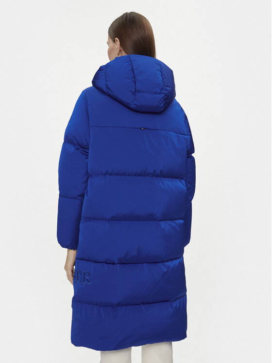 Tommy Hilfiger Tommy Hilfiger Daunenjacke Sateen WW0WW40834 Blau Relaxed Fit