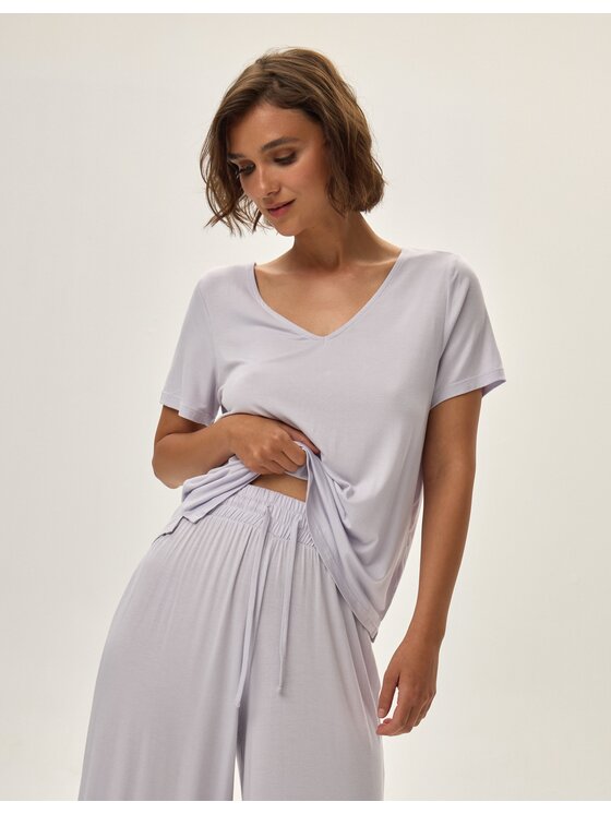 Esotiq Esotiq Pyžamo 42062 Sivá Regular Fit