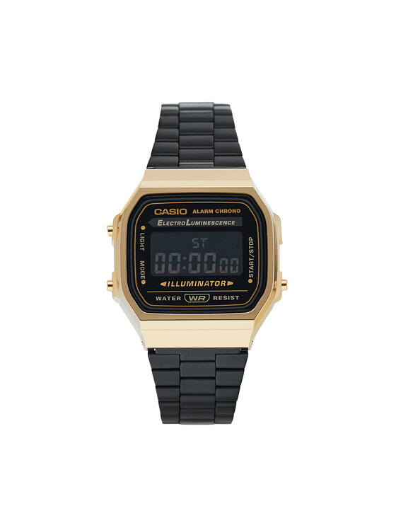 Casio Casio Ρολόι Vintage A168WEGB-1BEF Μαύρο