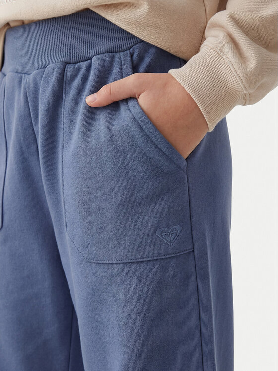 Roxy Roxy Pantaloni trening What A Dream ERGFB03336 Albastru Straight Fit