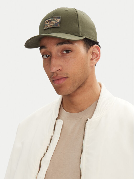 Alpha Industries Šiltovka Crew Camo 156903 Zelená