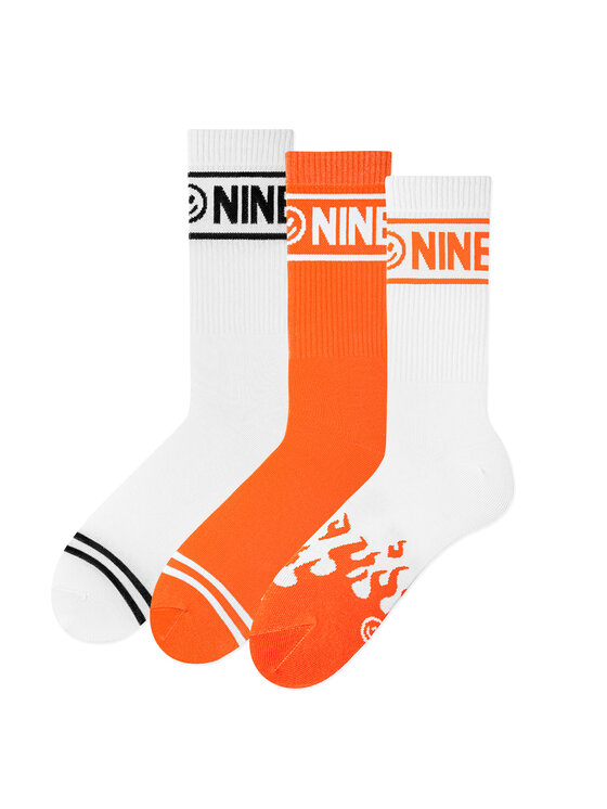 Zooksy Zooksy Zestaw 3 par wysokich skarpet unisex Nineties Kolorowy