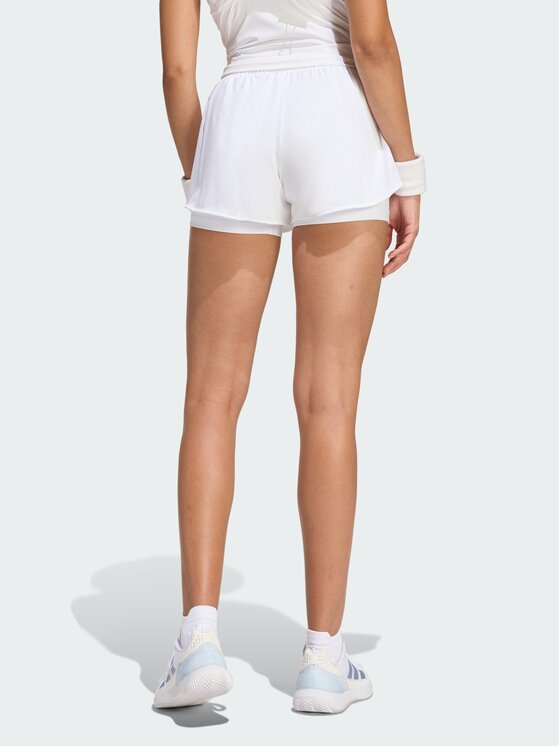adidas adidas Szorty tenisowe 158833 Biały Regular Fit