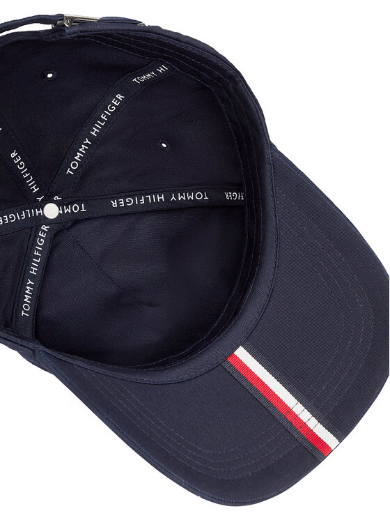 Tommy Hilfiger Tommy Hilfiger Шапка с козирка Th Foundation Soft 6 Panel Cap AM0AM13162 Тъмносин