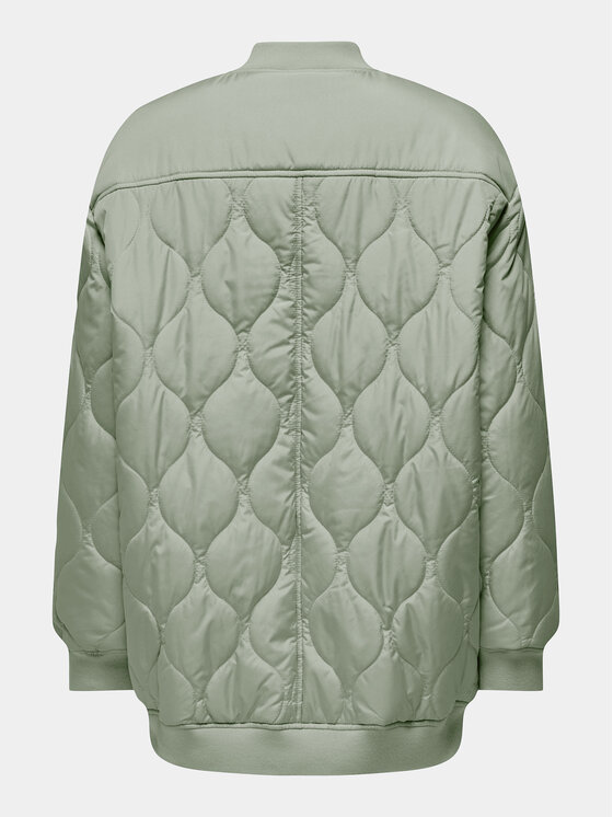 ONLY ONLY Demisezoninė striukė Tina 15300060 Žalia Regular Fit