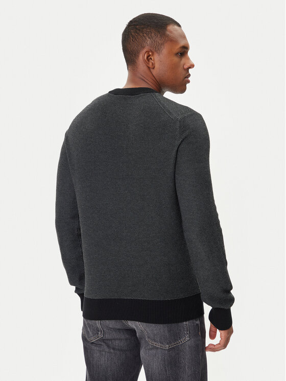 BOSS BOSS Пуловер Klapok 50548673 Черен Regular Fit