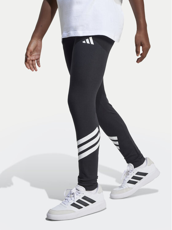 adidas adidas Legíny Future Icons 3-Stripes JC7567 Černá Slim Fit