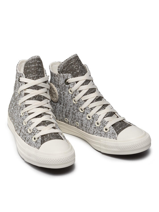 Converse Converse Trampki Chuck Taylor All Star Gris Clair 571357C Zielony