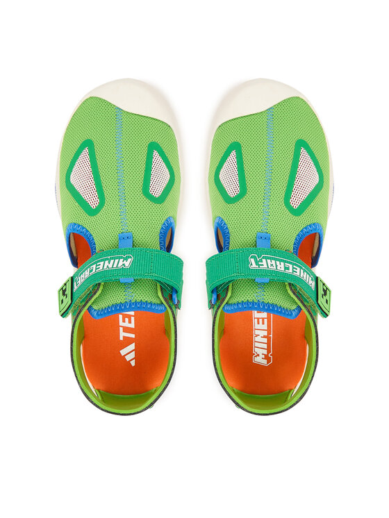 adidas adidas Sandały Minecraft Terrex Captain Toey 2.0 Sandals JR1316 Zielony