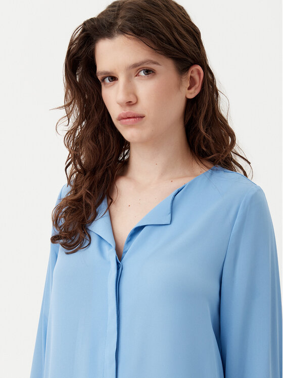 Vila Vila Сорочка Lucy 14044253 Голубий Regular Fit