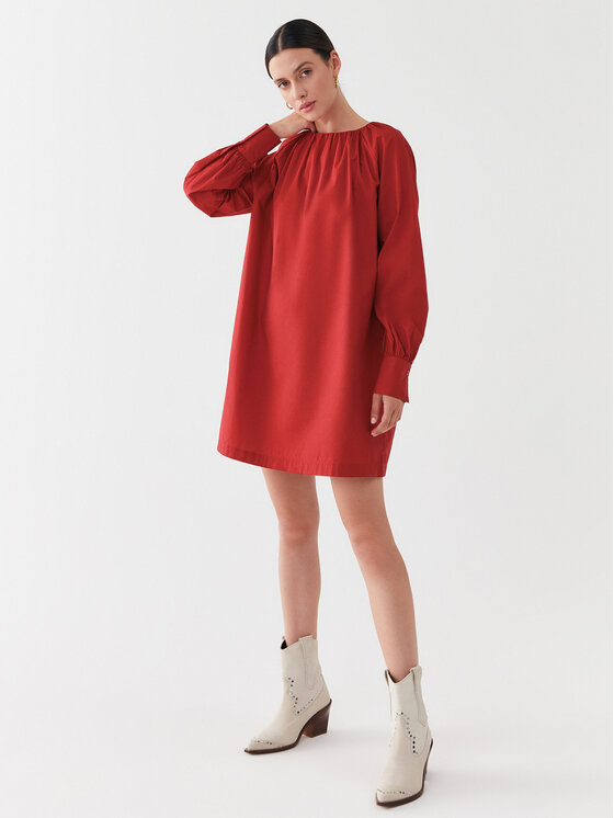 Vestito rosso benetton cheap