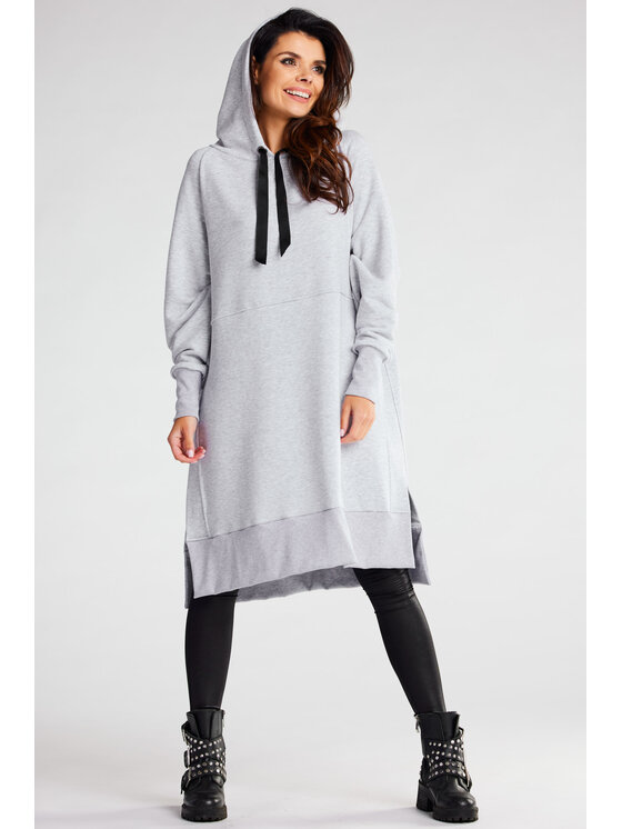 Infinite You Infinite You Felpa M279 Grigio Basic Fit