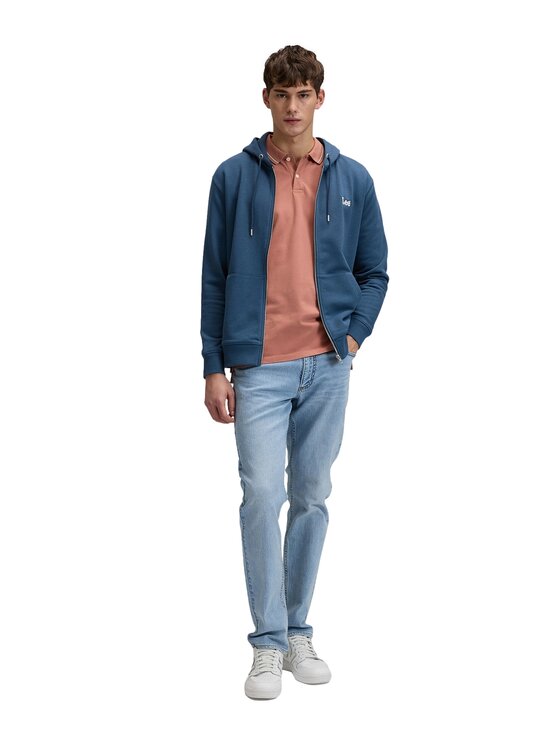 Lee Lee Bluza 112376392 Niebieski Regular Fit