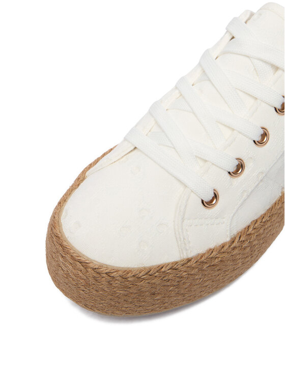JENNY JENNY Espadrile CEO-EMMA WSK1576-05 Alb