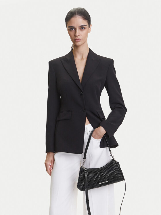 Calvin Klein Jeans Calvin Klein Jeans Ročna torba Ruched Layla Shoulder Bag LV04K3088G Črna