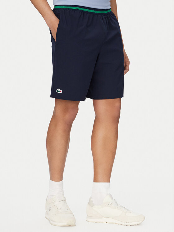 Lacoste Lacoste Sportovní kraťasy GH7413 Tmavomodrá Regular Fit