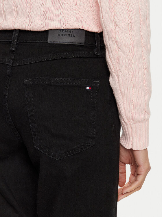 Tommy Hilfiger Tommy Hilfiger Jeansy Classic WW0WW45015 Czarny Straight Fit