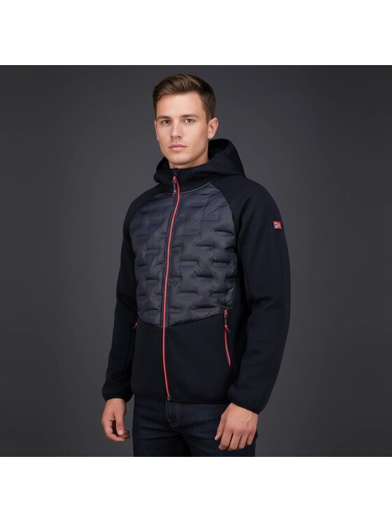 Geographical Norway Geographical Norway Kurtka puchowa WZ8645H/GN-MARINE Granatowy Regular Fit