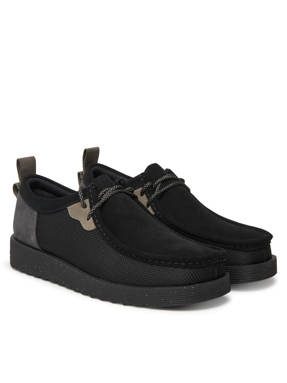Clarks Clarks Nizki čevlji Wallabee  26181387 Črna
