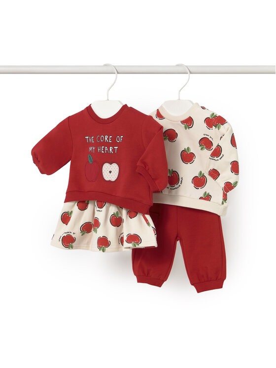 Mayoral Mayoral Completo da bambino 2630 Rosso Regular Fit