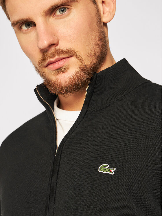 Lacoste Lacoste Sweter AH1957 Czarny Classic Fit