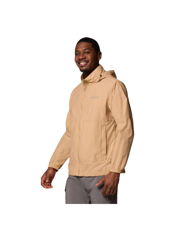 Columbia Columbia Kurtka przejściowa Columbia Loop Basin Windbreaker Jacket Czarny Regular Fit