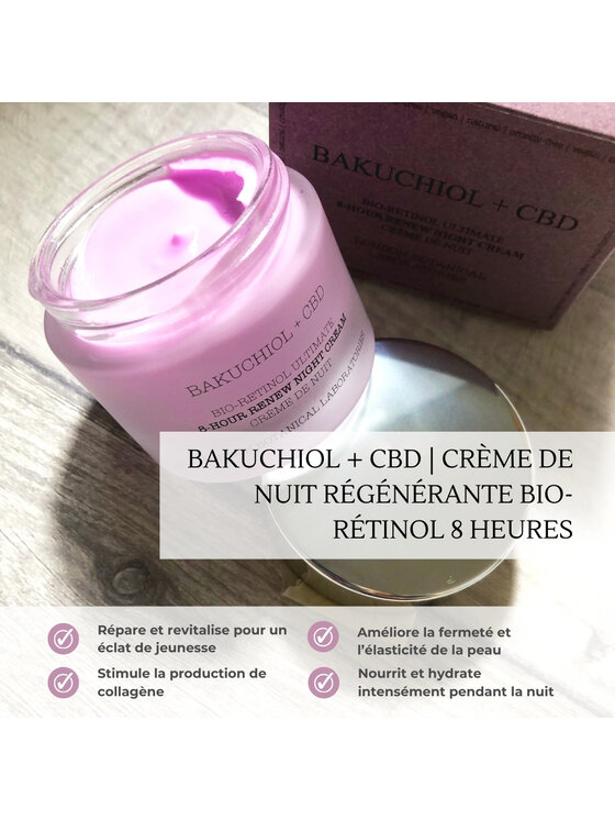 London Botanical Laboratories London Botanical Laboratories Bakuchiol + CBD | Retinol Ultimate 8-godzinny krem Krem na noc