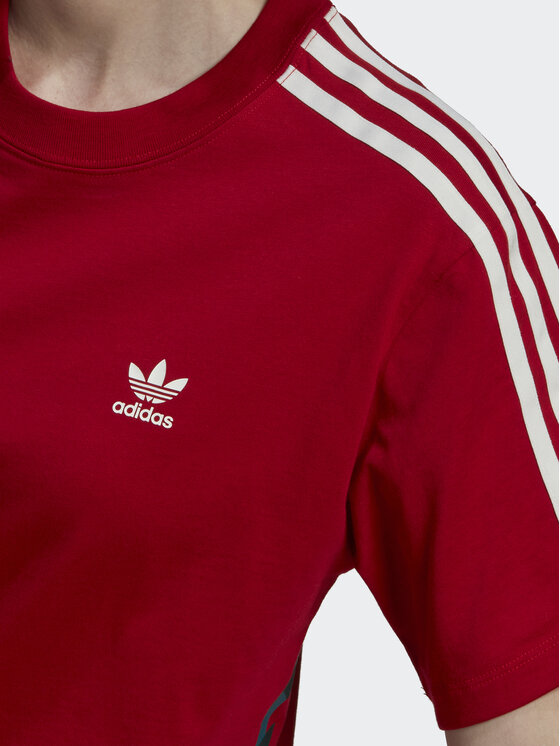adidas adidas Póló THEBE MAGUGU HK5209 Piros Regular Fit