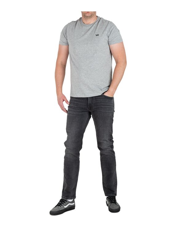 Lee Lee Jeansy 112356556 Szary Regular Fit
