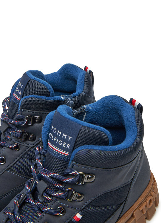 Tommy Hilfiger Tommy Hilfiger Bakancs Lace-Up Bootie T3X5-33707-1492 S Sötétkék